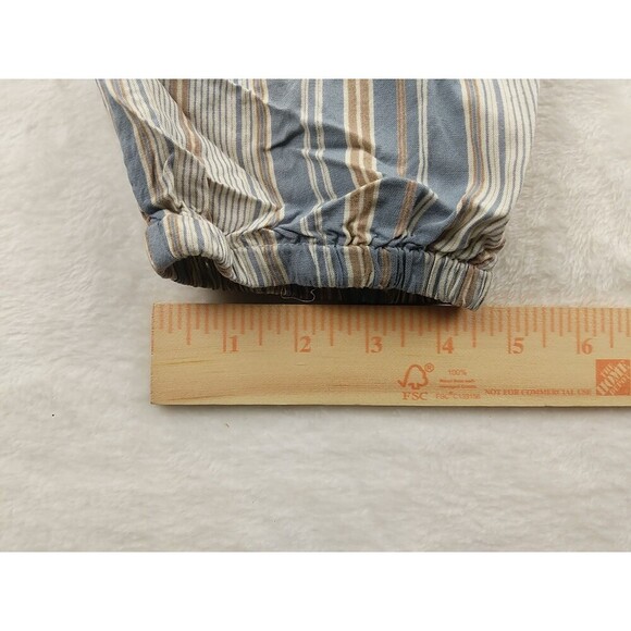 Angie Boho Style Jogger Vertical striped Tassled Drawstring Pants Womens Sz S - Picture 5 of 9